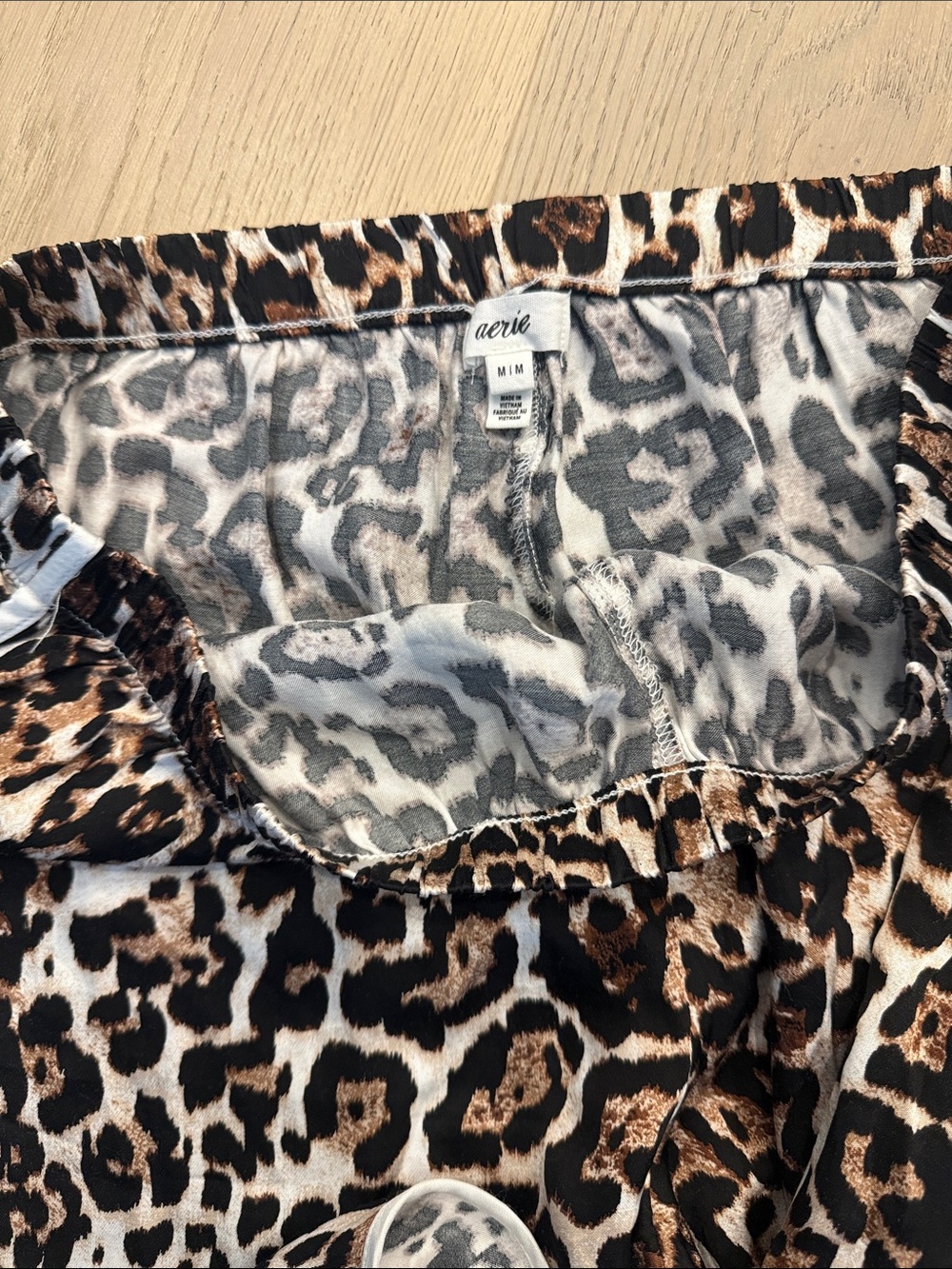 Leopard Print silk pants - Picture 2 of 2